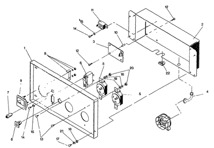 Control Panel Drawing No. 98250 Diagram and Parts List for 0488-0-GN5,500  Briggs and Stratton Generator